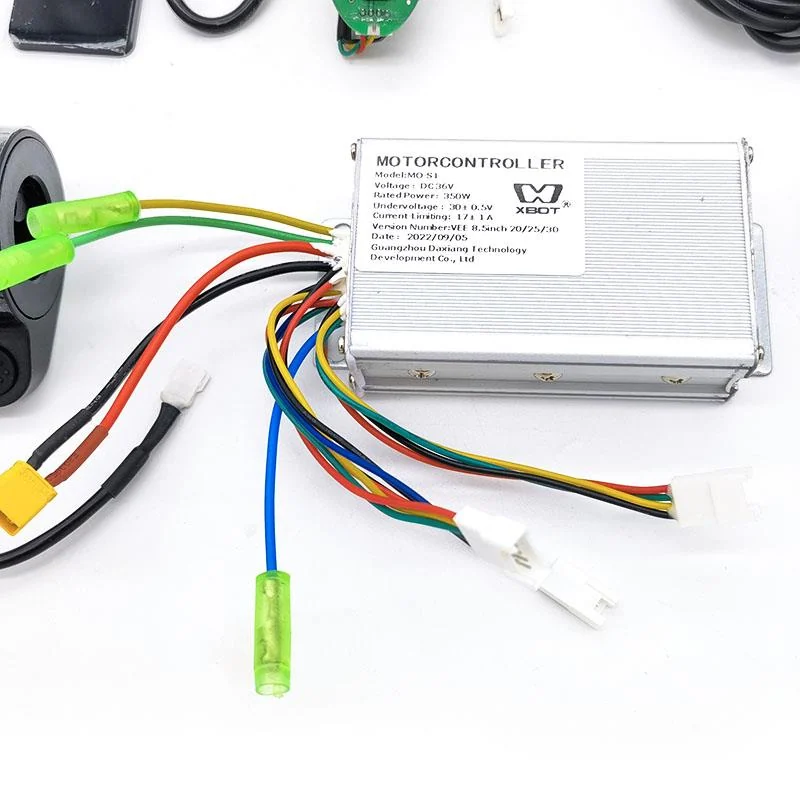 Kit électronique complet pour trottinette Xiaomi : contrôleur, écran, accélérateur, levier et feu