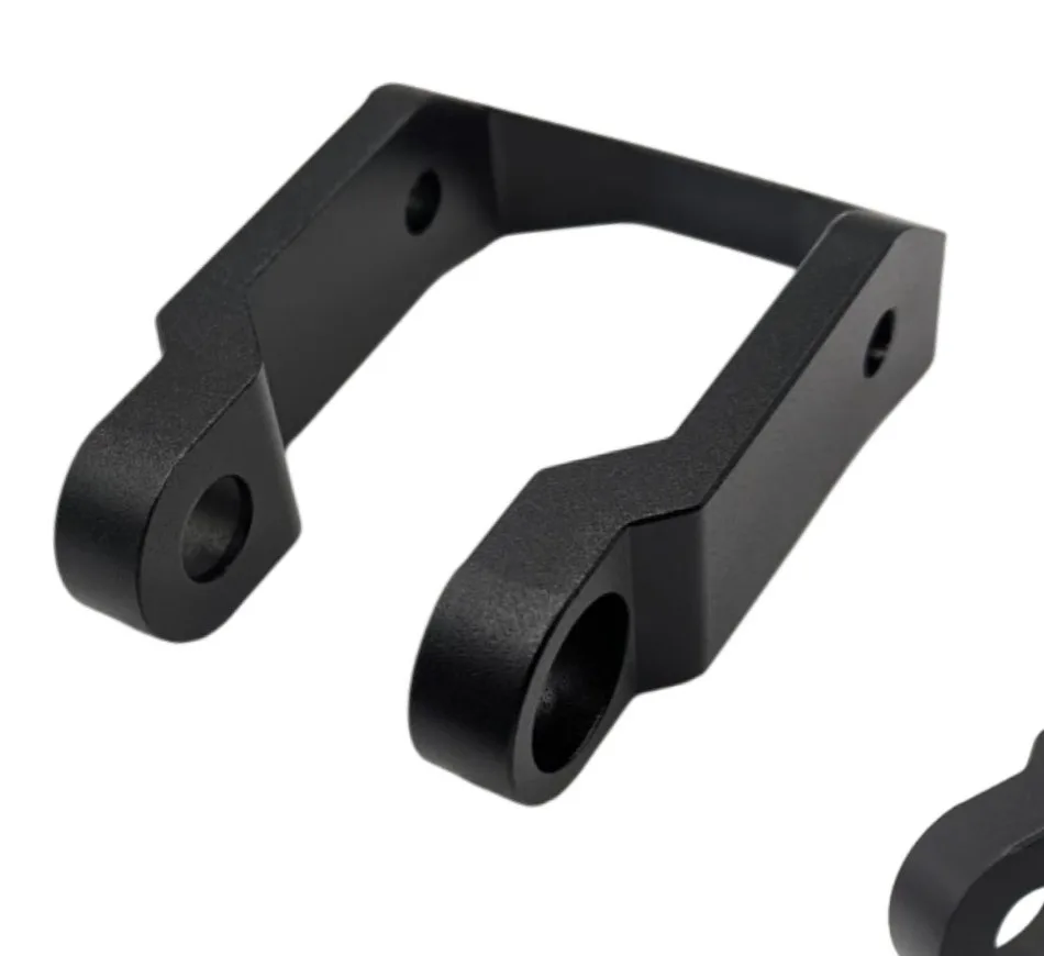 Biellette de fourche avant Dualtron Pop en aluminium noir, profil en U