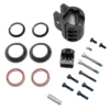 Les 19 pièces du kit NAVEE N65 : charnière, platine, roulements, cuvettes, joncs et visserie Les 19 pièces du kit NAVEE N65 : charnière, platine, roulements, cuvettes, joncs et visserie