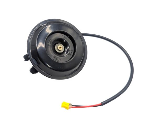 Klaxon Dualtron Alien, corps rond à membrane gravé 12 V et 105 dB, avec son câble Klaxon Dualtron Alien, corps rond à membrane gravé 12 V et 105 dB, avec son câble