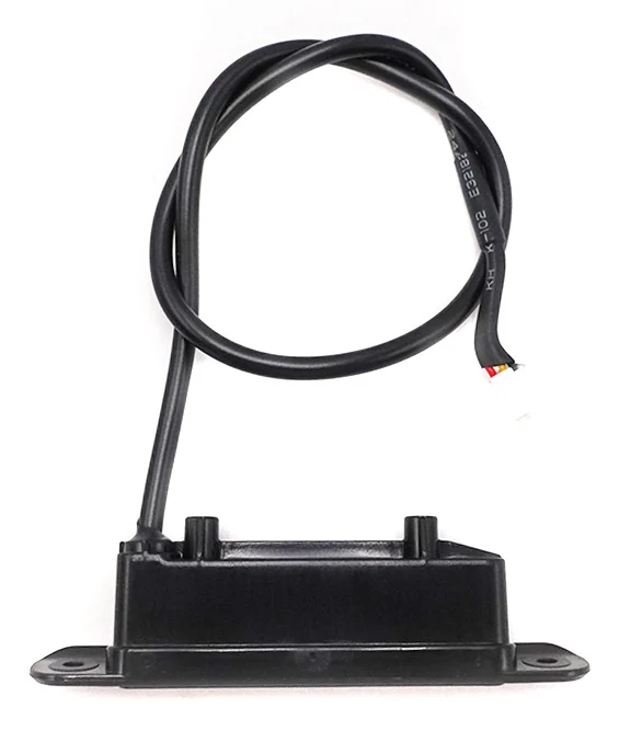 Réglette LED Ninebot Max G3 vue de dessus, perçages de fixation Réglette LED Ninebot Max G3 vue de dessus, perçages de fixation
