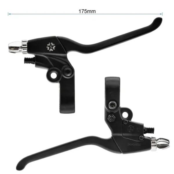 Levier de frein Ecoxtrem Bison coté à 175 mm, tendeur à barillet visible en pied Levier de frein Ecoxtrem Bison coté à 175 mm, tendeur à barillet visible en pied