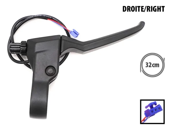 Levier de frein droit d'origine Ninebot Max G3, corps métallique Levier de frein droit d'origine Ninebot Max G3, corps métallique