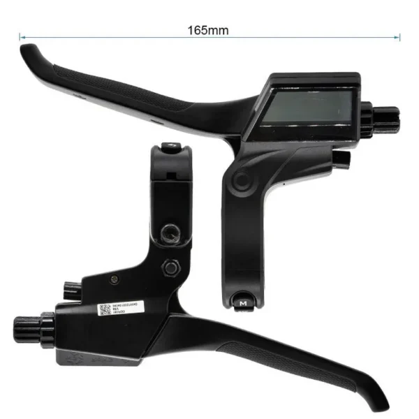 Bloc écran et levier Ecoxtrem Bison coté à 165 mm, levier déployé Bloc écran et levier Ecoxtrem Bison coté à 165 mm, levier déployé