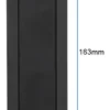 Manchon coté : 163 mm de hauteur totale et 43 mm de largeur de corps Manchon coté : 163 mm de hauteur totale et 43 mm de largeur de corps