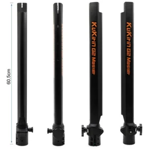 Mât de direction Kukirin G2 Master — tube de 60,5 cm et volant de blocage