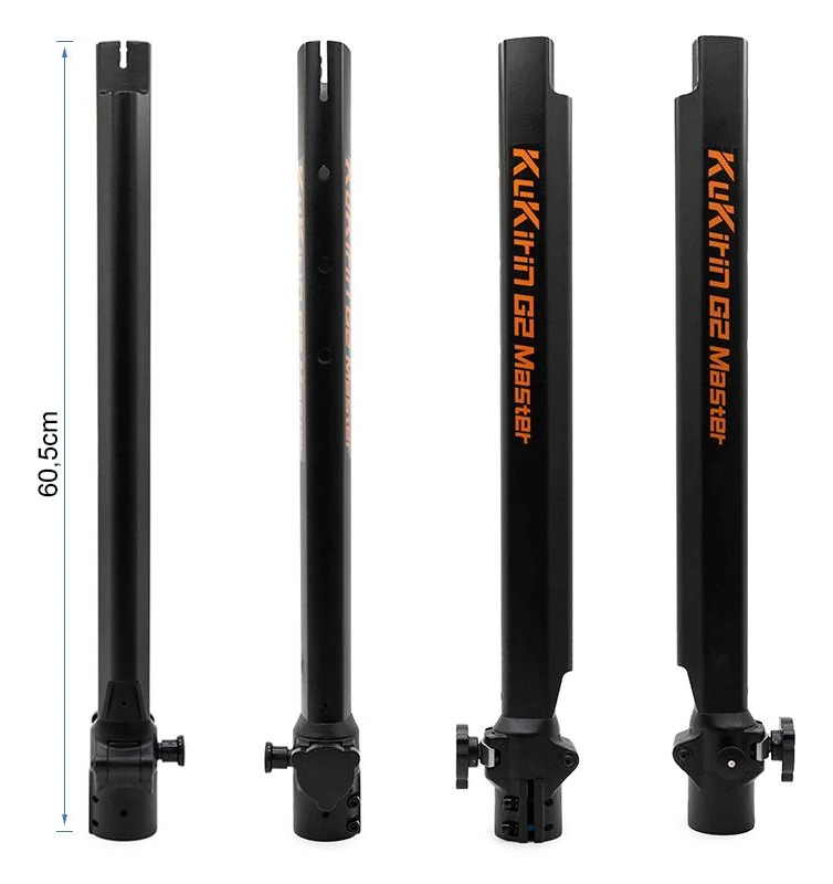 Mât de direction Kukirin G2 Master sous quatre faces avec la cote de 60,5 cm