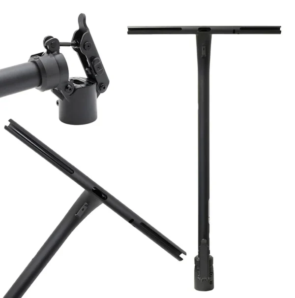 Barre de guidon en T du mât Ninebot E2, fentes et lumières des extrémités, articulation de pliage Barre de guidon en T du mât Ninebot E2, fentes et lumières des extrémités, articulation de pliage