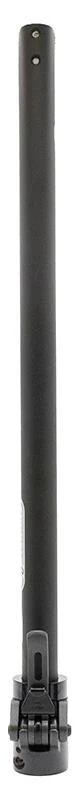 Mât de direction Ninebot F2 Pro noir en vue complète, charnière de pliage et collier de base en pied Mât de direction Ninebot F2 Pro noir en vue complète, charnière de pliage et collier de base en pied