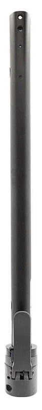Mât de direction Ninebot Max G2 noir en vue complète, charnière de pliage et collier de base en pied Mât de direction Ninebot Max G2 noir en vue complète, charnière de pliage et collier de base en pied