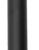 Mât de direction NIU KQi2 Pro noir mat en vue complète, lumière oblongue en partie haute Mât de direction NIU KQi2 Pro noir mat en vue complète, lumière oblongue en partie haute