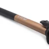 Mât de direction NIU KQi3 Pro en trois quarts, tube noir et bronze avec sa charnière de pliage Mât de direction NIU KQi3 Pro en trois quarts, tube noir et bronze avec sa charnière de pliage