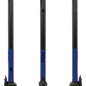 Mât de direction d'origine NIU KQi3 Sport bleu — tube de 70,5 cm avec charnière