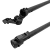 Gros plans de la base de pliage : manchon cylindrique fendu et levier de verrouillage Gros plans de la base de pliage : manchon cylindrique fendu et levier de verrouillage