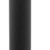 Mât de direction noir vu de face, base de pliage et levier en bas du tube Mât de direction noir vu de face, base de pliage et levier en bas du tube