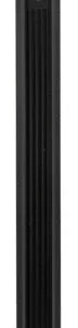 Mât pliable à tube profilé — 70 cm, base de pliage et levier de serrage montés