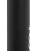 Mât noir complet vu de face, tube rond et base de pliage refermée en bas Mât noir complet vu de face, tube rond et base de pliage refermée en bas