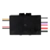 Module d'éclairage Dualtron Victor Luxury vu de face, départs du faisceau Module d'éclairage Dualtron Victor Luxury vu de face, départs du faisceau