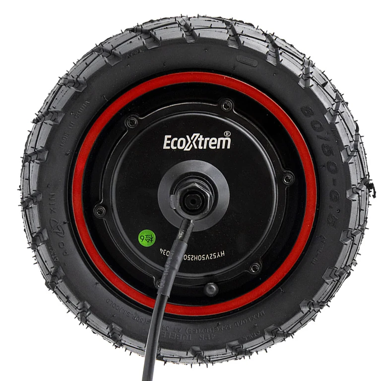 Face du moyeu du moteur Ecoxtrem M41 Tank Dual avec sa référence gravée en 52 V