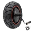 Moteur-roue avant Ecoxtrem M41 Tank Dual de trois quarts, câble long de 170 cm