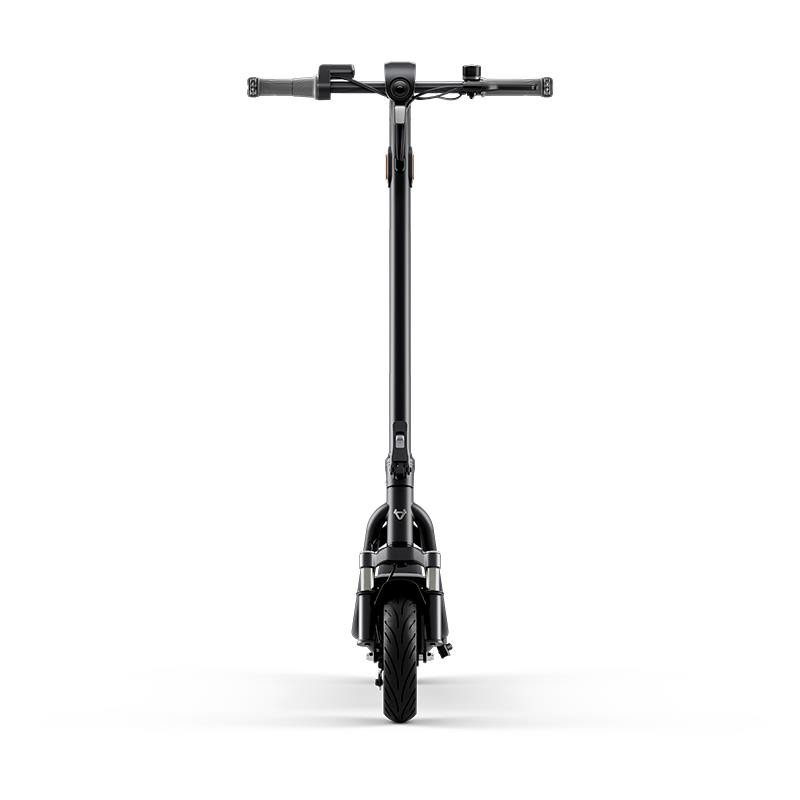 NIU KQi 100P — vue de face, guidon et roue avant