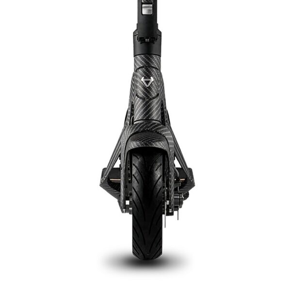 NIU KQi Air X — roue avant, fourche en fibre de carbone et frein à disque NIU KQi Air X — roue avant, fourche en fibre de carbone et frein à disque