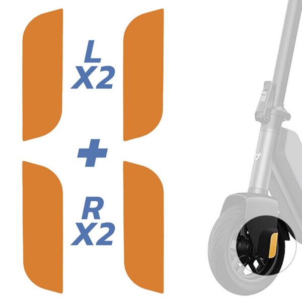 Autocollants réfléchissants NIU KQi1 Pro — lot de 4, deux gauches et deux droits Autocollants réfléchissants NIU KQi1 Pro — lot de 4, deux gauches et deux droits