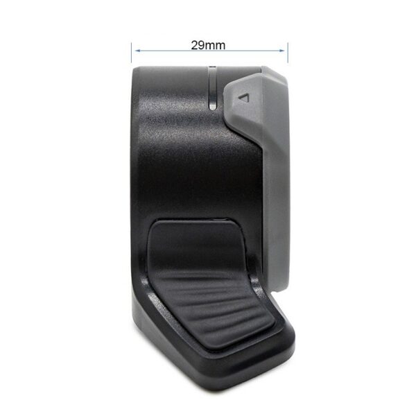 Accélérateur à gâchette NIU KQi2 et KQi3 — vue de profil, palette de 29 mm Accélérateur à gâchette NIU KQi2 et KQi3 — vue de profil, palette de 29 mm