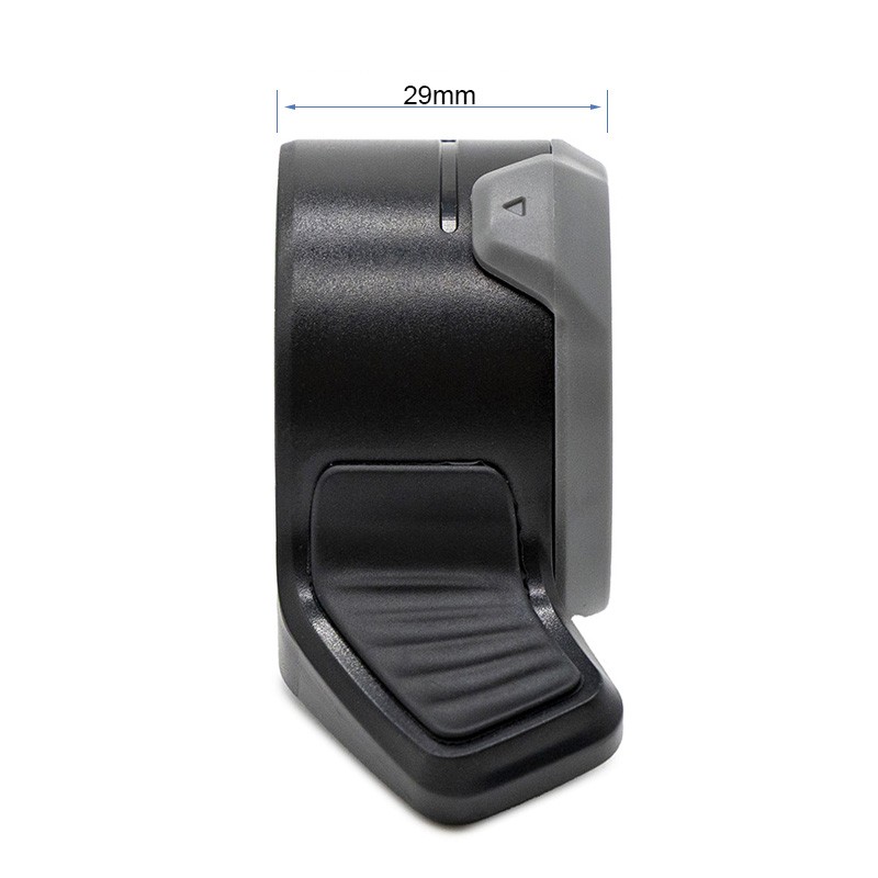 Accélérateur à gâchette NIU KQi2 et KQi3 — vue de profil, palette de 29 mm