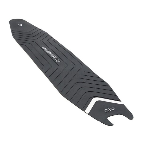 Tapis de plateau NIU KQi3 Pro — nervures antidérapantes et liseré blanc