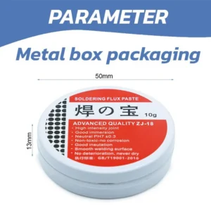 Pâte à souder décapante sans acide 10 g — lot de 5
