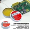 Soudure sur une carte électronique avec flux décapant