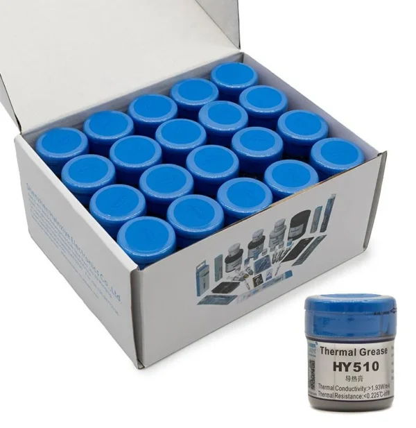 Pots de pâte thermique HY510 dans leur boîte