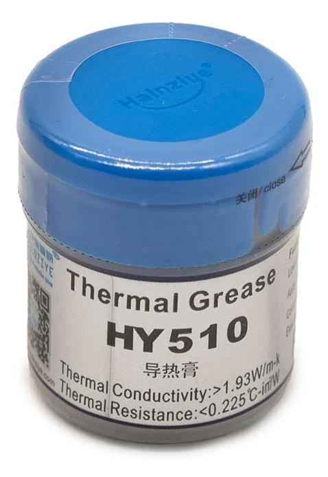 Pot de pâte thermique HY510 ouvert
