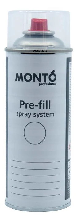 Bombe de peinture aérosol de 375 ml gris métallisé