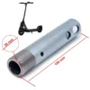 Tube de pivot Ecoxtrem Bison en perspective, 150 mm de long et 30 mm de diamètre Tube de pivot Ecoxtrem Bison en perspective, 150 mm de long et 30 mm de diamètre