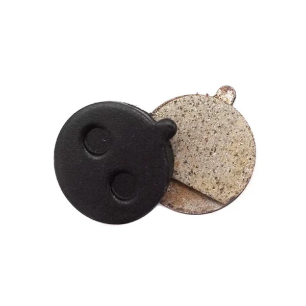 Paire de plaquettes de frein semi-métalliques 21,2 mm, dos noir à deux bossages et garniture beige Paire de plaquettes de frein semi-métalliques 21,2 mm, dos noir à deux bossages et garniture beige