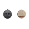 Plaquettes de frein semi-métalliques 21,2 mm, ergot de positionnement visible Plaquettes de frein semi-métalliques 21,2 mm, ergot de positionnement visible