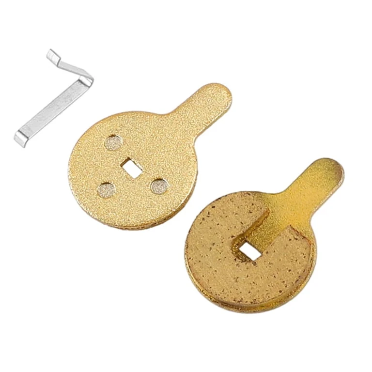 Paire de plaquettes de frein semi-métalliques rondes 33 x 22 mm pour Kukirin G2 Pro