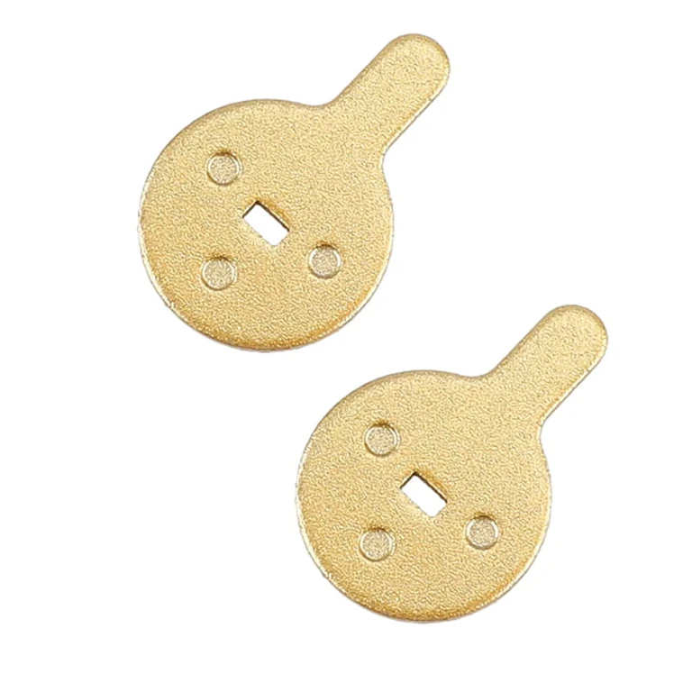 Dos de la paire de plaquettes semi-métalliques 33 x 22 mm pour Kukirin G2 Pro