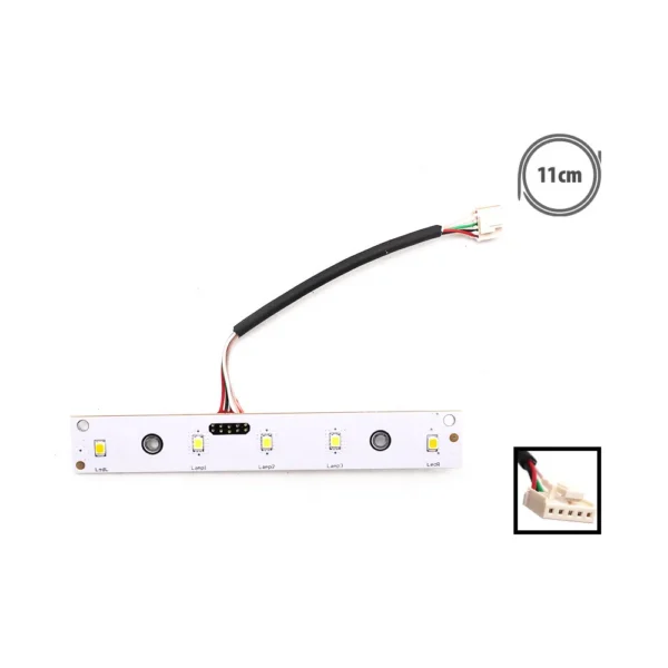 Platine à LED de feu avant Kukirin G2 G3 G4, cinq LED et deux optiques rondes