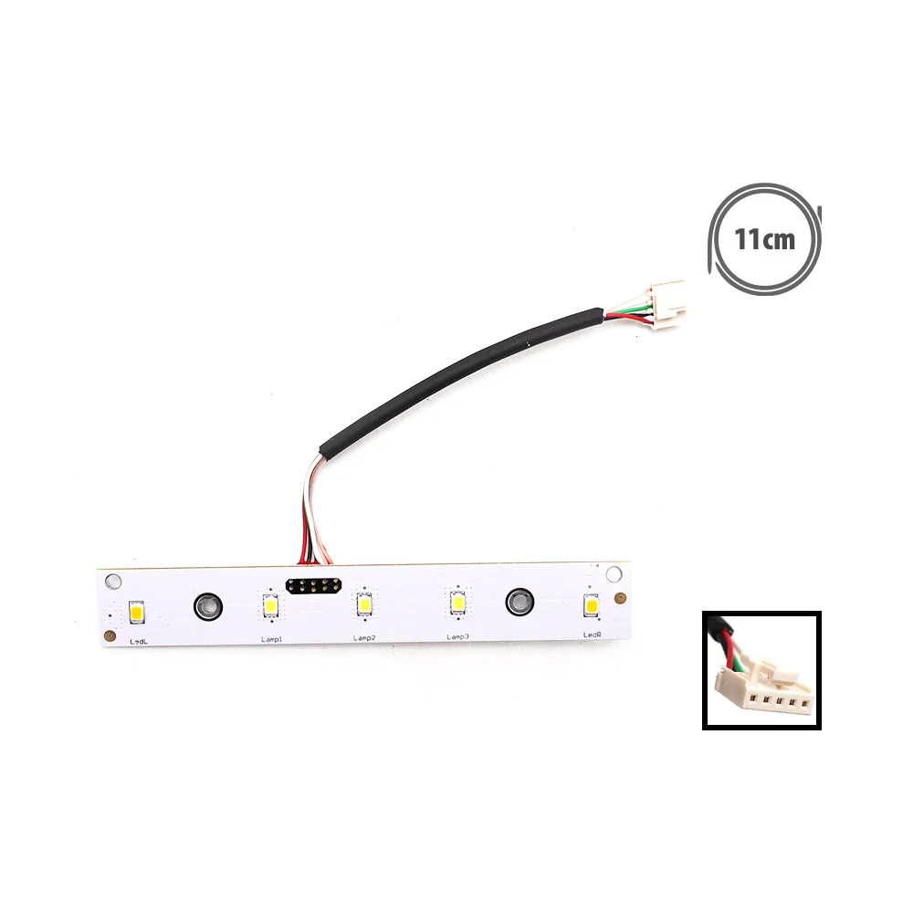 Platine à LED de feu avant Kukirin G2 G3 G4, cinq LED et deux optiques rondes