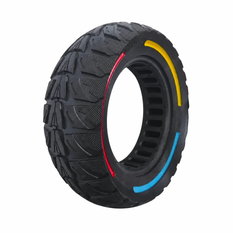 Pneu plein alvéolé 8,5 x 3 50-134 tout-terrain, vue générale