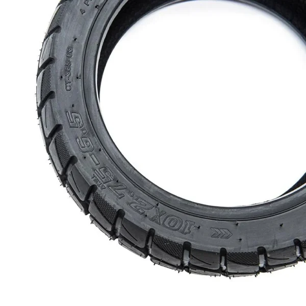 Flanc du pneu tubeless 10 × 2,75-6,5 au gel et ses marquages moulés Flanc du pneu tubeless 10 × 2,75-6,5 au gel et ses marquages moulés