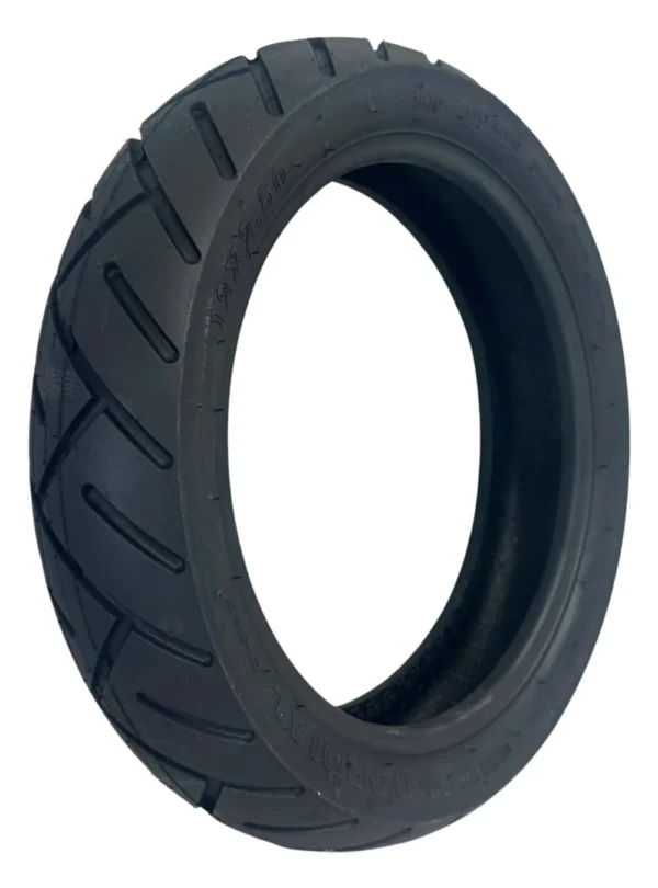 Pneu tubeless 12 x 2,5 à sculpture route pour trottinette électrique