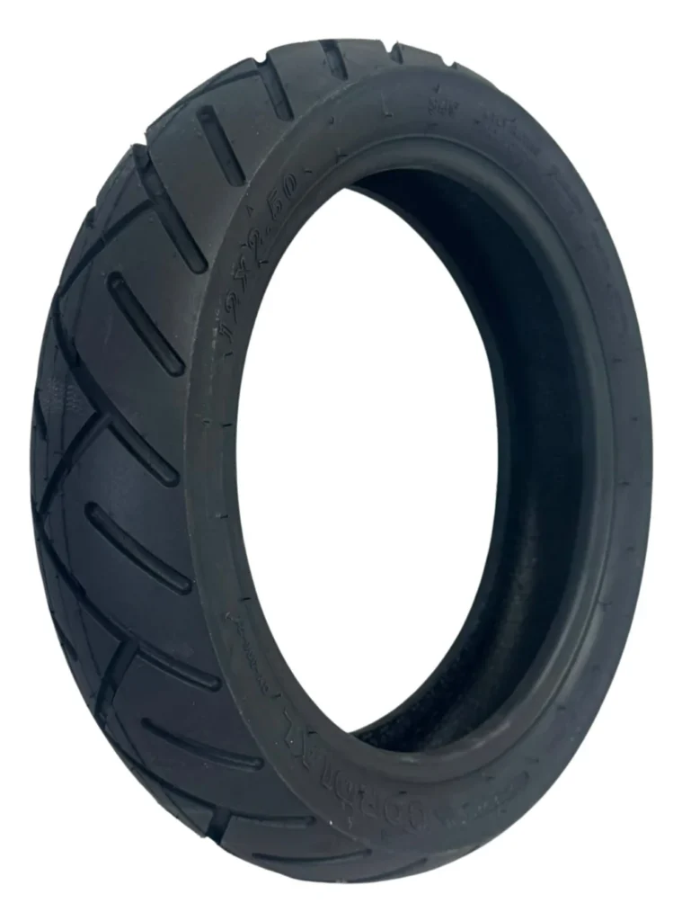 Pneu tubeless 12 x 2,5 à sculpture route pour trottinette électrique