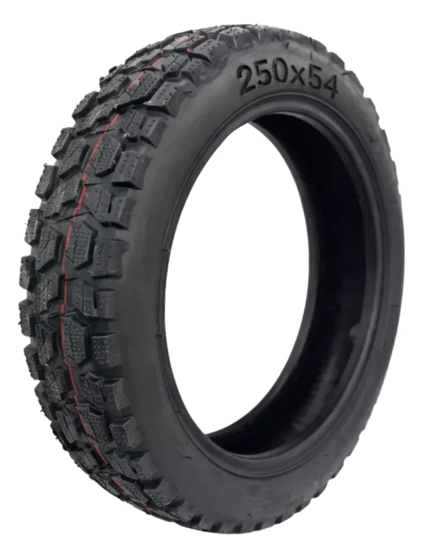 Pneu tubeless 250 x 54 à crampons pour trottinette électrique Pneu tubeless 250 x 54 à crampons pour trottinette électrique