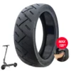 Pneu tubeless 250 x 64 avec gel anti-crevaison pour trottinette électrique Pneu tubeless 250 x 64 avec gel anti-crevaison pour trottinette électrique