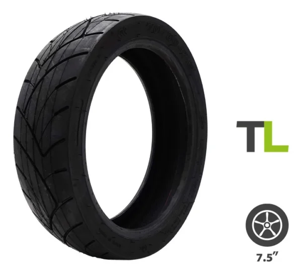 Pneu tubeless 70/60-7,5 pour Ninebot Max G3, marquage moulé dans le flanc Pneu tubeless 70/60-7,5 pour Ninebot Max G3, marquage moulé dans le flanc