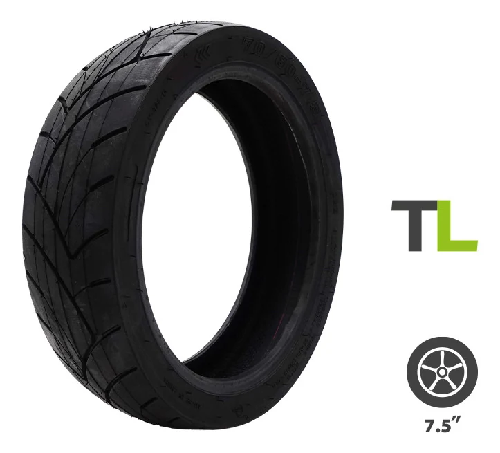 Pneu tubeless 70/60-7,5 pour Ninebot Max G3, marquage moulé dans le flanc